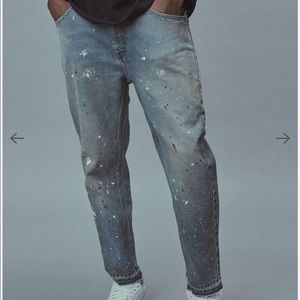 The Kane Paint Platter Raw Hem Denim - Never worn
